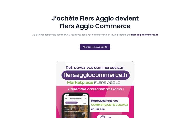 Screenshot of flersagglo.fr