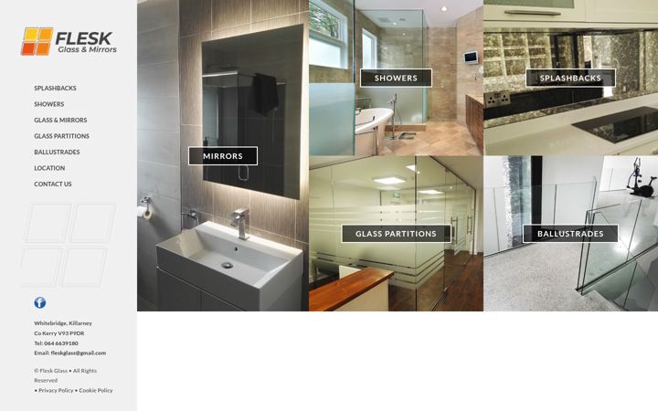 Screenshot of fleskglass.ie