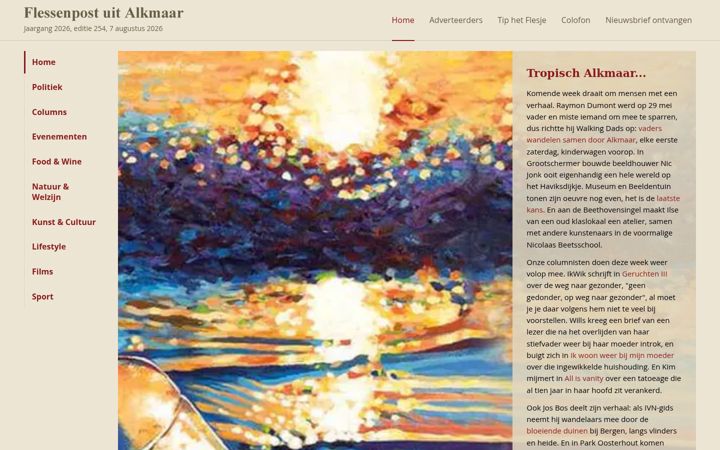 Screenshot of flessenpostuitalkmaar.nl
