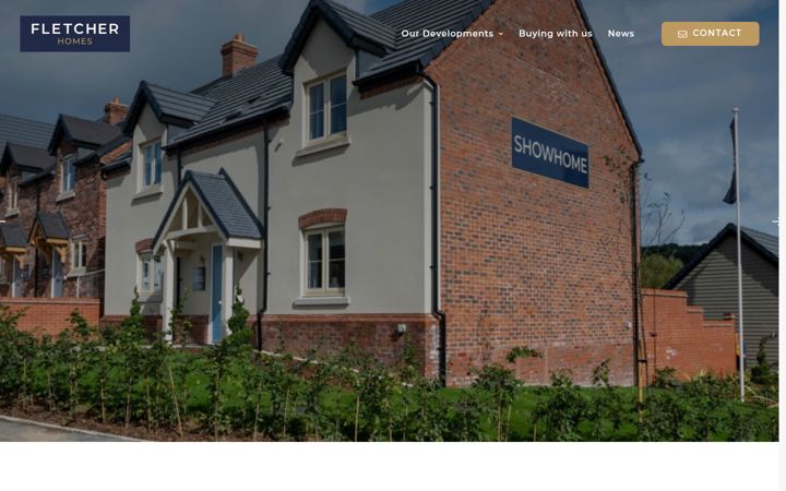 Screenshot of fletcherhomes.co.uk