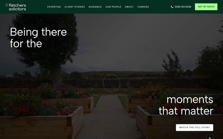 Screenshot of fletcherssolicitors.co.uk