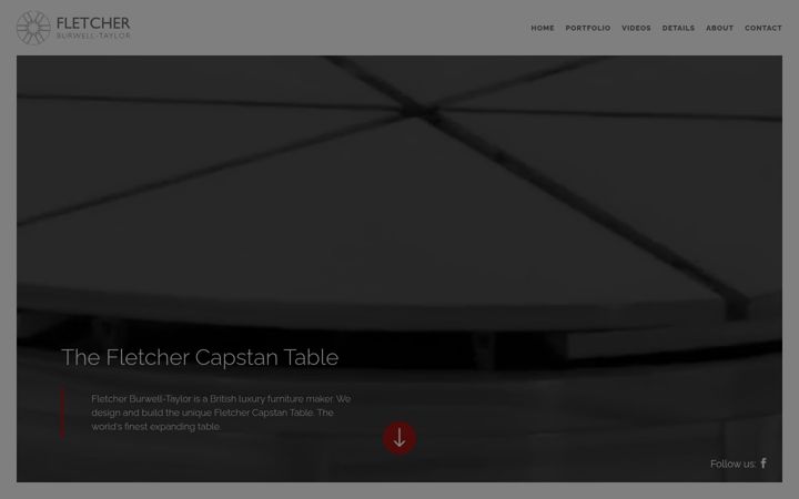 Screenshot of fletchertables.com
