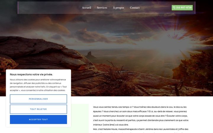 Screenshot of fleurdelame.com