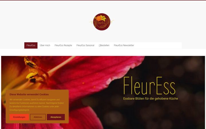 Screenshot of fleuress.ch