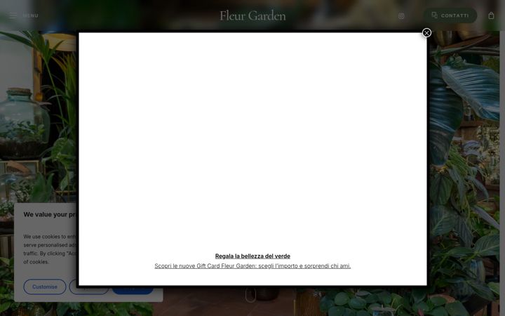 Screenshot of fleurgardentrastevere.it
