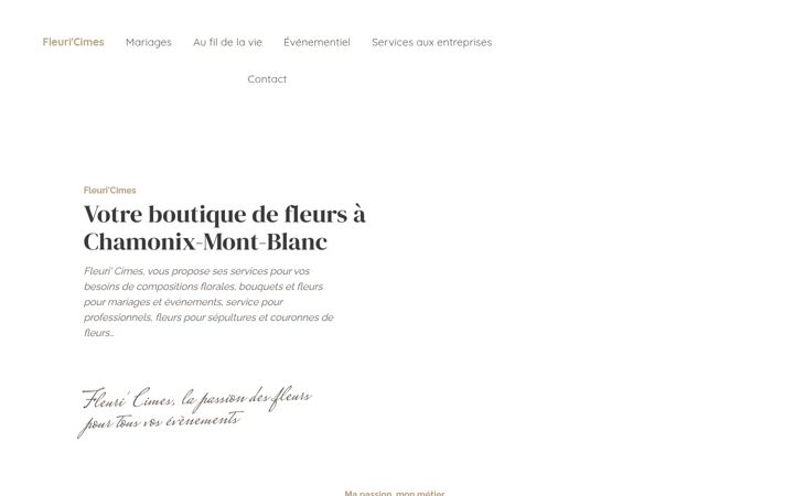 Screenshot of fleuricimes.fr