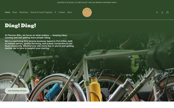 Screenshot of fleurieubike.au