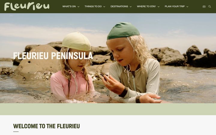 Screenshot of fleurieupeninsula.com.au