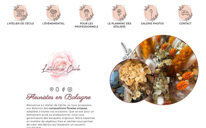 Screenshot of fleuristecorse.fr