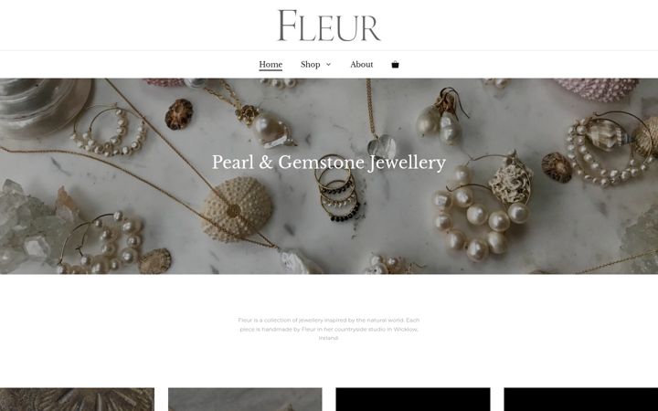 Screenshot of fleurjewellery.ie