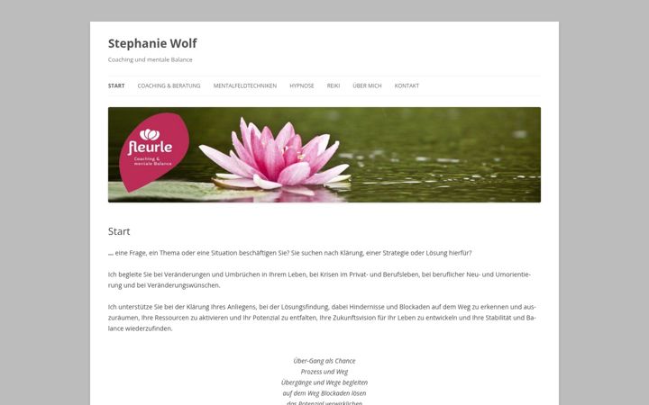 Screenshot of fleurle.de