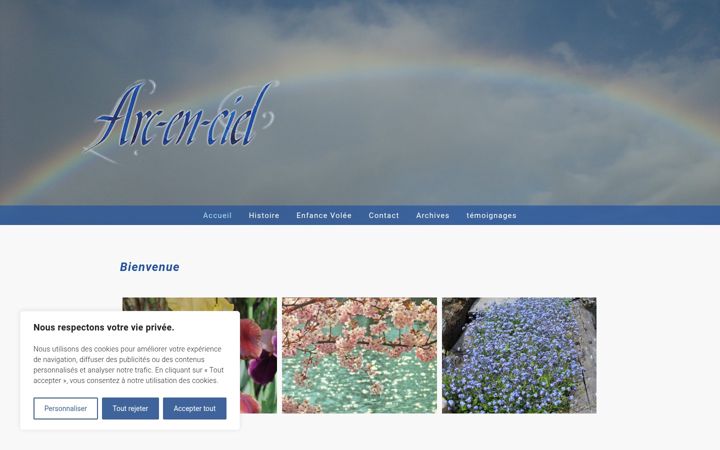 Screenshot of fleurs-arcenciel.ch
