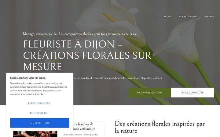 Screenshot of fleurs2000dijon.fr