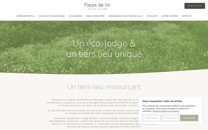 Screenshot of fleursdelin.fr