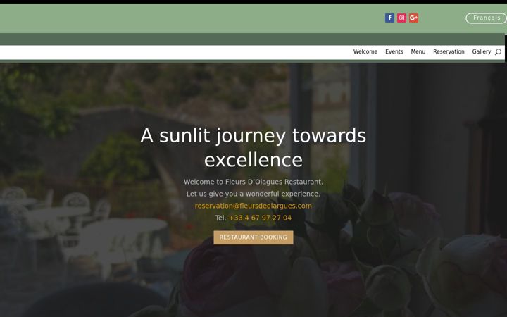 Screenshot of fleursdeolargues.com
