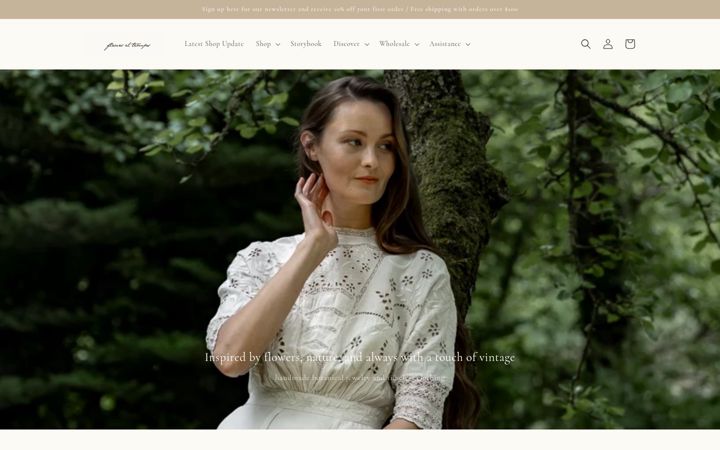 Screenshot of fleursettemps.com