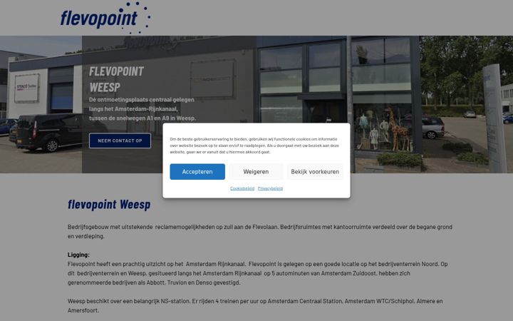 Screenshot of flevopoint.nl