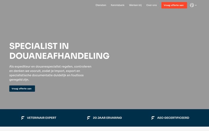Screenshot of flevotradeservice.nl