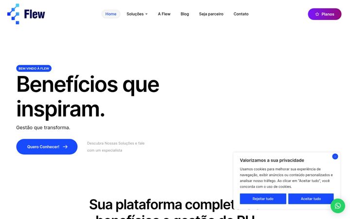 Screenshot of flew.com.br