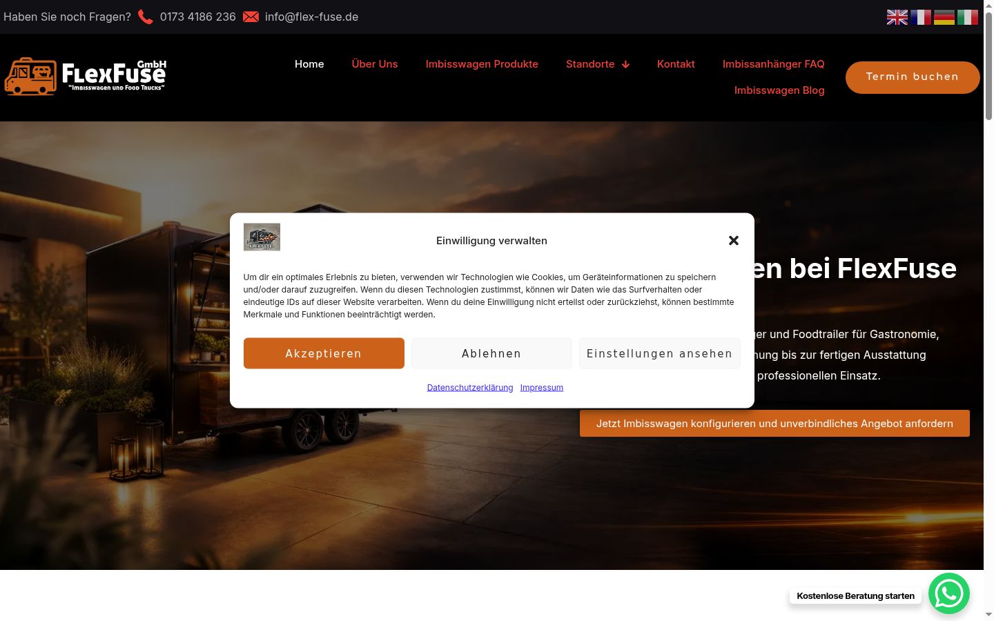 Sutikimo reklamjuostės, rodytos prieš bet kokią sąveiką, ekrano kopija