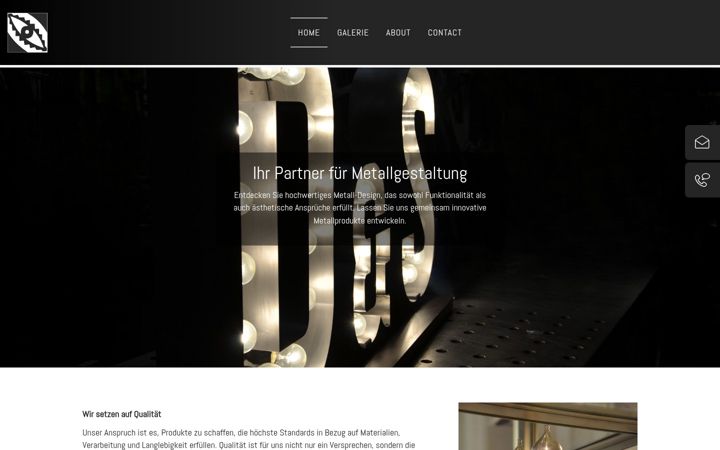 Screenshot ta' flex-metalldesign.de