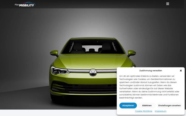 Screenshot of flex-mobility.de