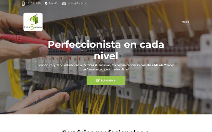 Screenshot of flex5.com