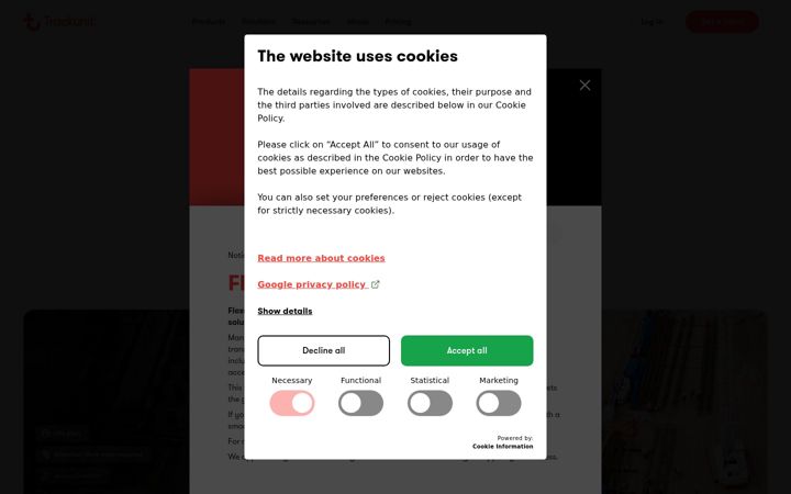 Screenshot of flexcavo.de
