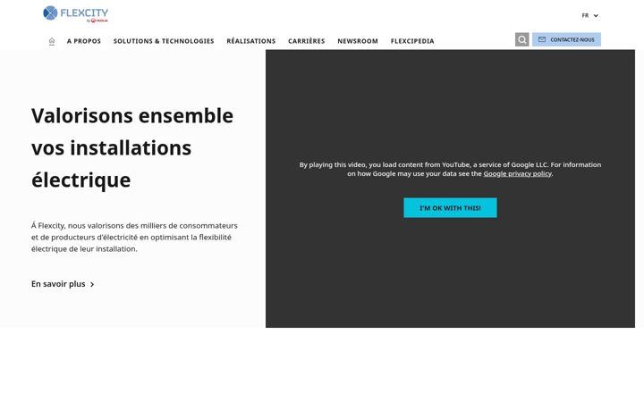 Screenshot of flexcity.energy