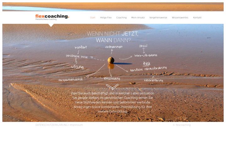 Screenshot of flexcoaching.de