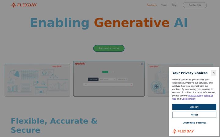 Screenshot of flexdayservices.com