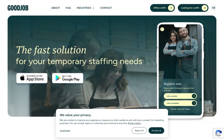 Screenshot of flexe.ca
