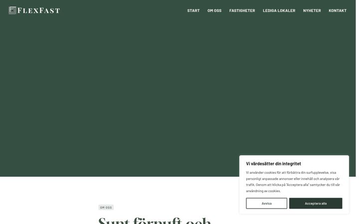 Screenshot of flexfast.se
