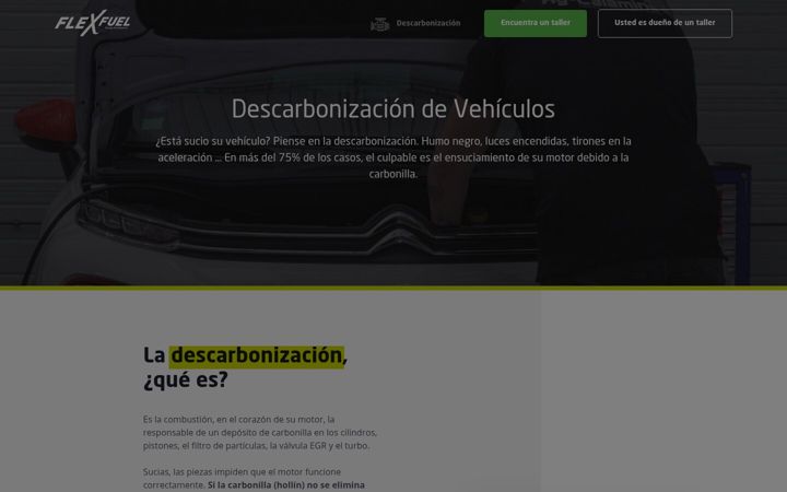 Screenshot ta' flexfuel-company.es