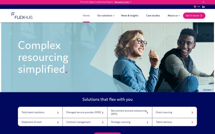 Screenshot of flexhuisglobal.com