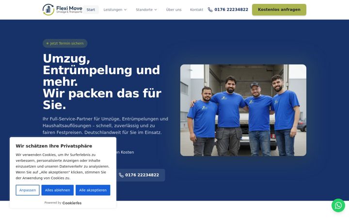 Screenshot of flexi-move.de