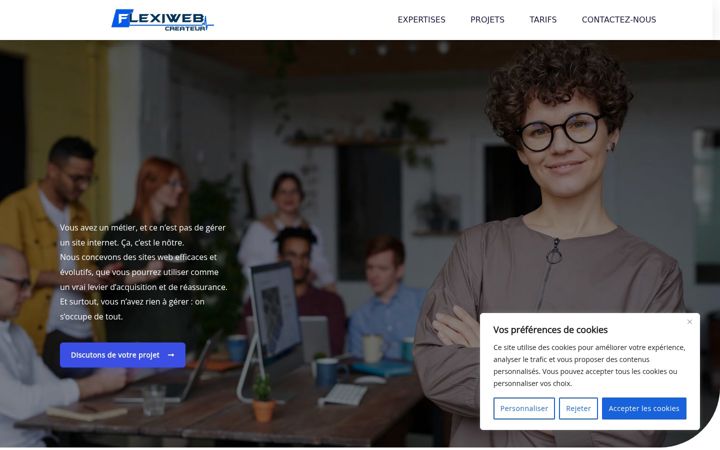 Screenshot of flexi-web.eu