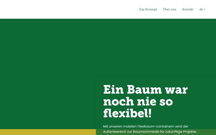 Screenshot of flexibaum.de