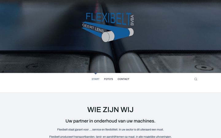Screenshot of flexibelt.be