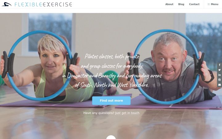 Screenshot of flexibleexercise.com