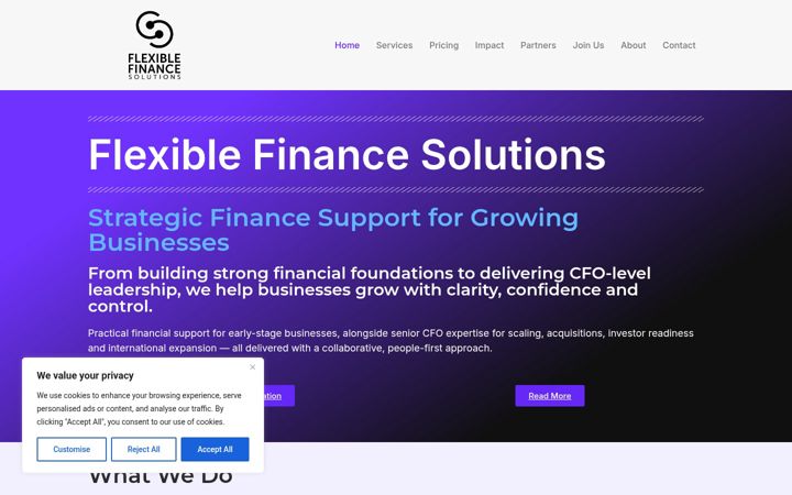 Screenshot of flexiblefinancesolutions.com
