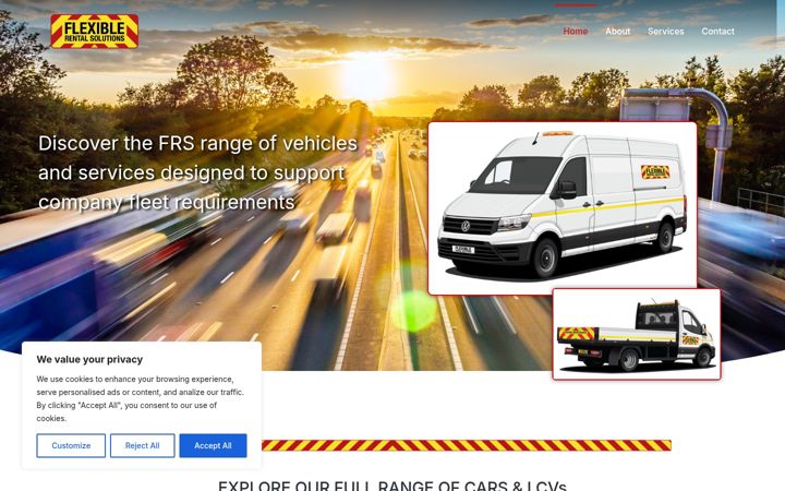 Screenshot of flexiblerentalsolutions.co.uk