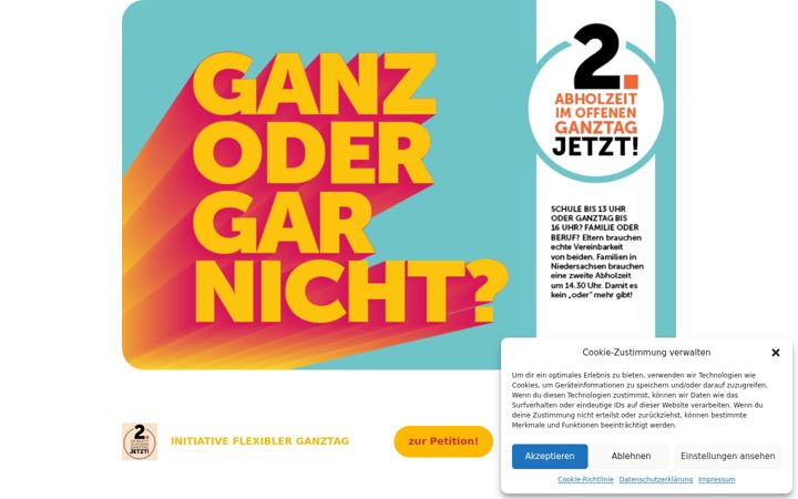 Screenshot of flexiblerganztag.de