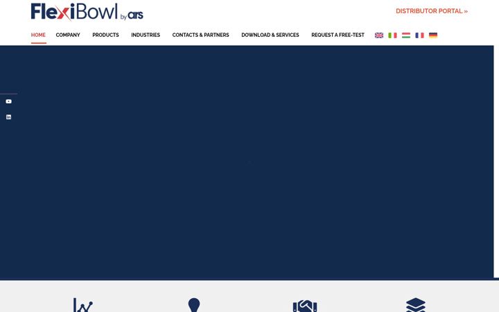 Captura de ecrã de flexibowl.it