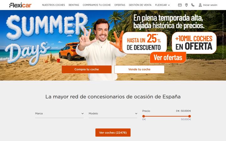 Screenshot of flexicar.es