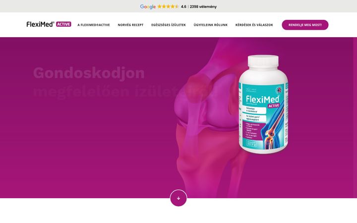 Screenshot of fleximed360.hu