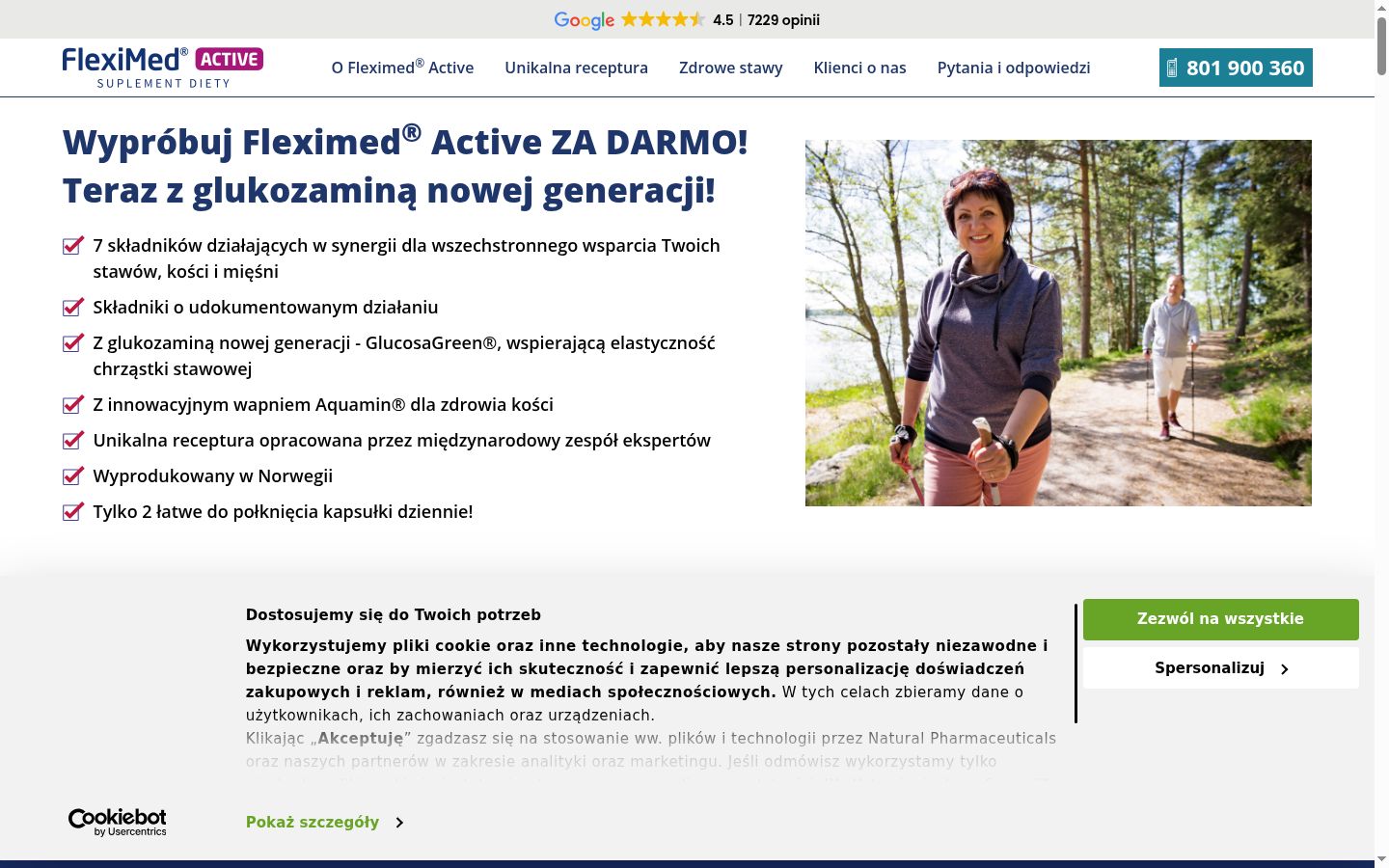 Screenshot van de toestemmingsbanner zoals getoond vóór enige interactie