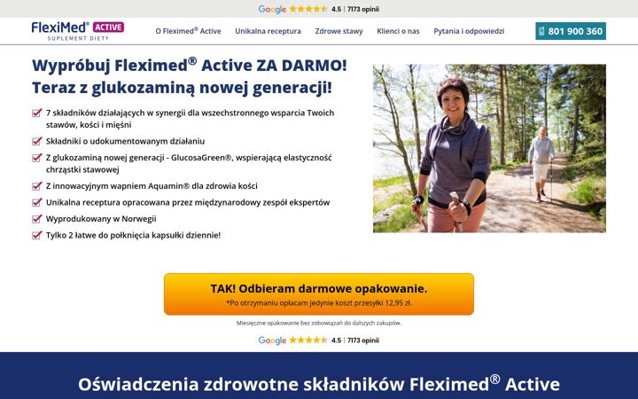 Screenshot of fleximedactivezadarmo.pl