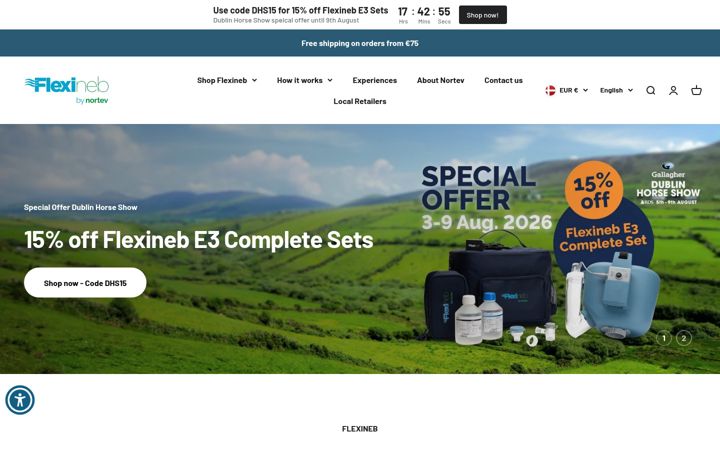 Screenshot of flexineb.com