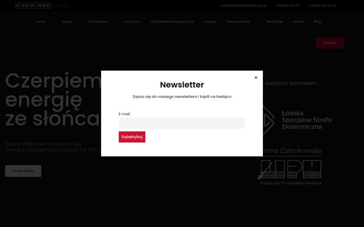 Screenshot of flexipowergroup.pl
